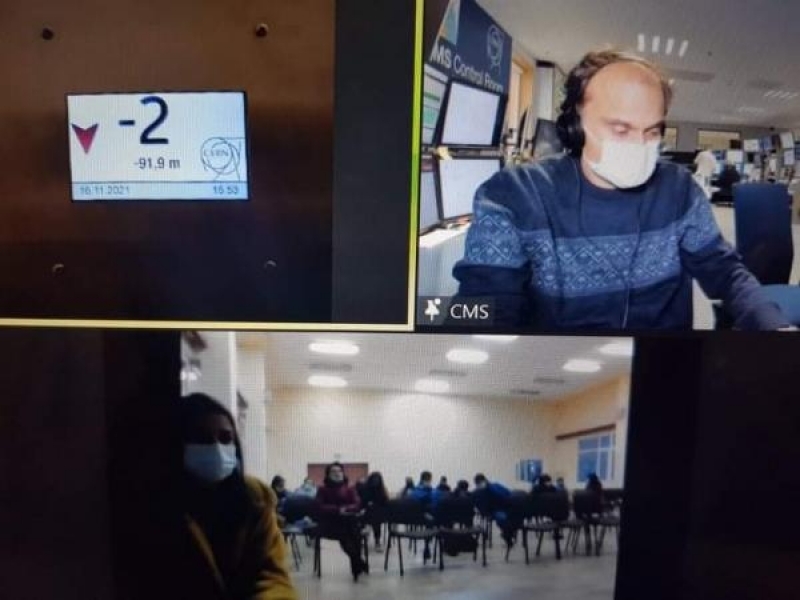 Ученици от СУ „Цветан Радославов“ в Свищов имаха невероятната възможност да присъстват на  директна виртуална разходка в ЦЕРН