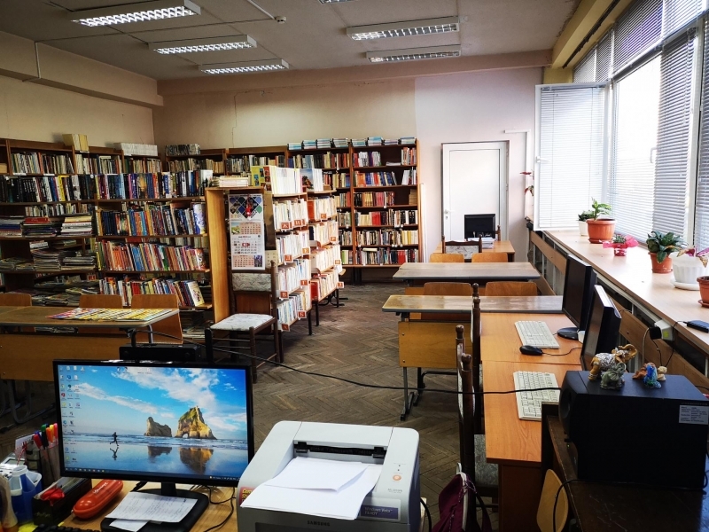 Училищната библиотека - предпочитано място за учениците на СУ "Димитър Благоев" - гр. Свищов 