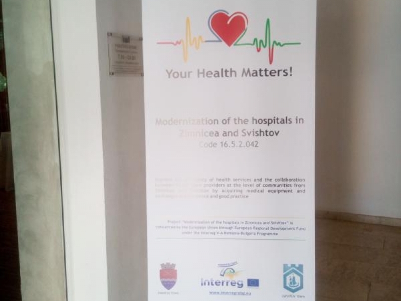 Встъпителна пресконференция по проект „Вашето здраве има значение! – Модернизация на болниците в Зимнич и Свищов“ се проведе в Свищов
