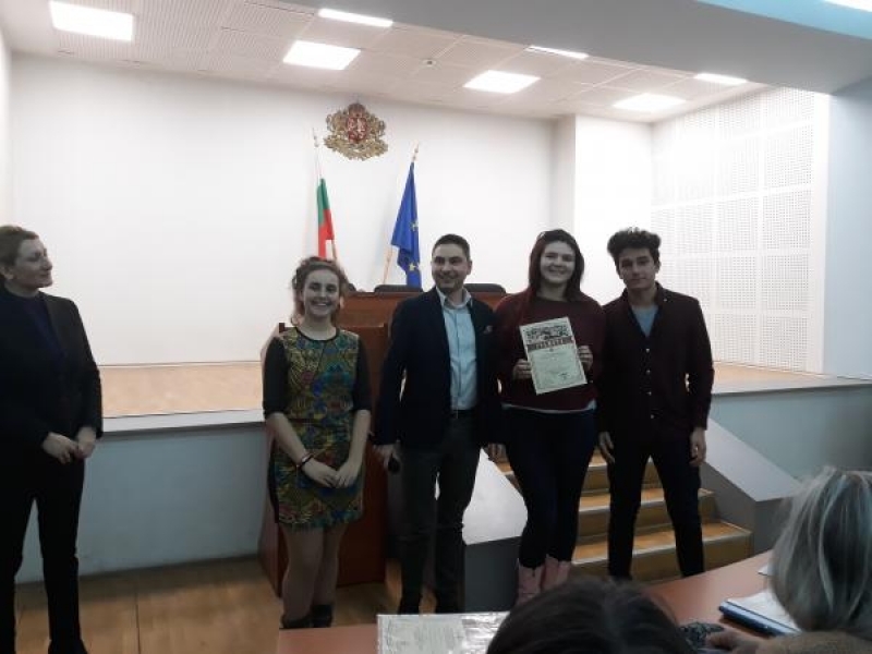 Ученическият конкурс „Историческата памет на Свищов в имената на улиците” се проведе за трети път 