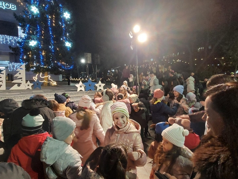Коледните светлини грейнаха в  Свищов 