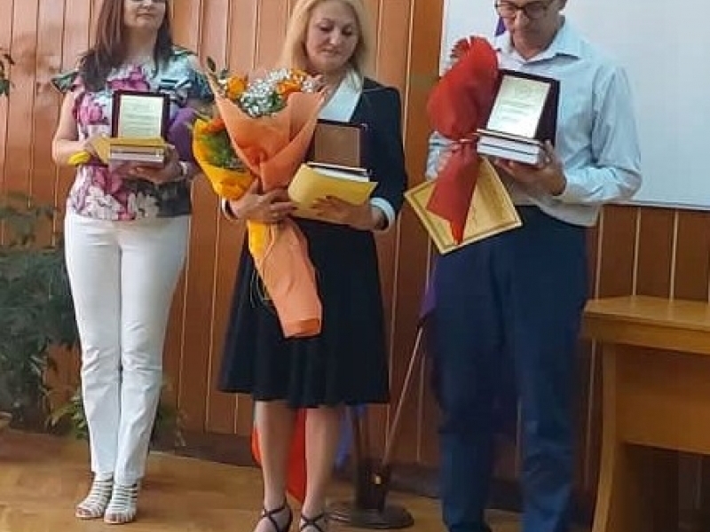 Заслужени награди за СУ "Димитър Благоев" от Регионалното управление на образованието – Велико Търново и Министерството на образованието и науката