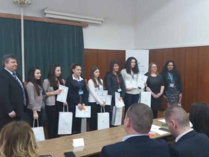 Зам.-кметът Анелия Димитрова бе част от журито в Национално ученическо състезание