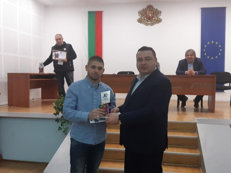 Стефан Петков е спортист номер 1 на Община Свищов за 2021 година 