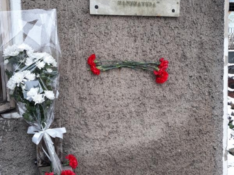 Културните институции в Свищов поднесоха цветя на паметната плоча на акад. Александър Божинов в родната му къща