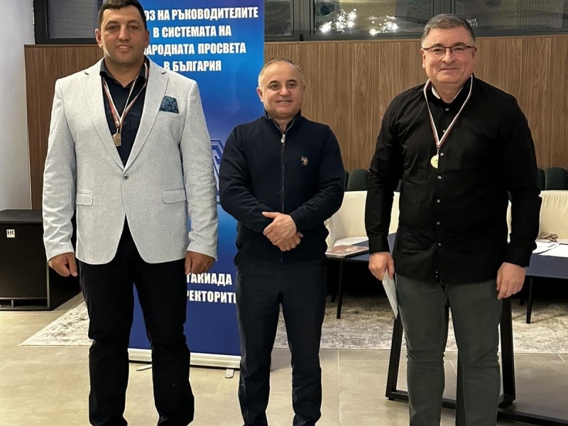 Директорът на СУ „Николай Катранов“ завоюва два златни медала  на директорска спартакиада 