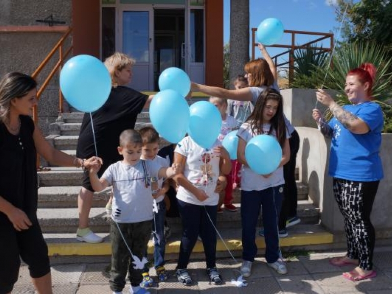 Дневният център за деца с увреждания в Свищов отбеляза Международния ден на мира – 21 септември