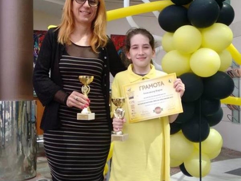 Възпитаник на СУ „Димитър Благоев“ е сред финалистите в Националното състезание Spelling Bee 2017