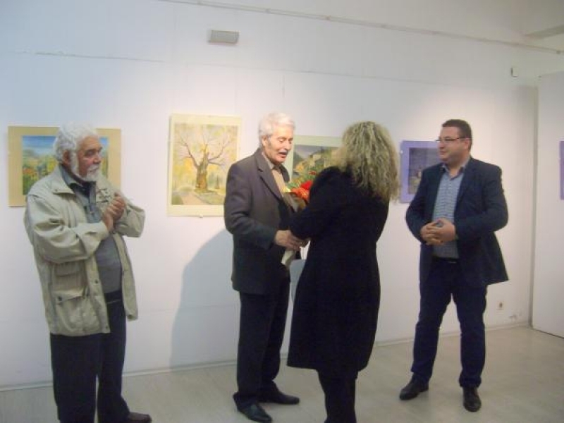 Почетният гражданин Ангел Ботев направи своята поредна Юбилейна изложба в ХГ „Николай Павлович” 