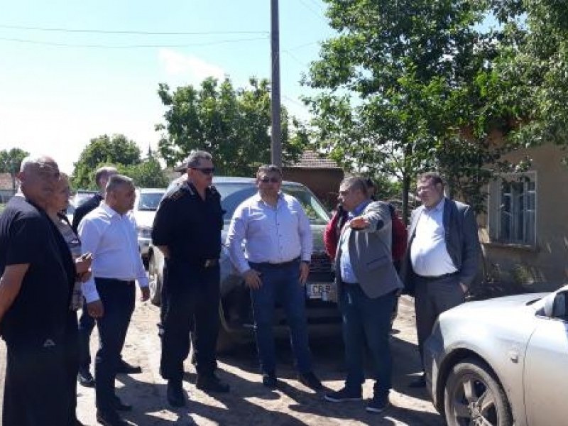 Министърът на земеделието Десислава Танева и министърът на вътрешните работи Младен Маринов посетиха Свищов 